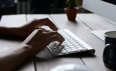 Small keyboard and monitor
