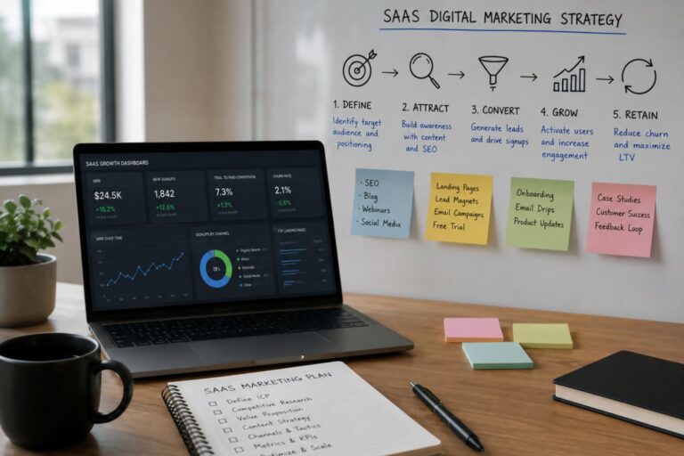 Digital Marketing Strategy for SaaS Startups: A Step-by-Step Guide