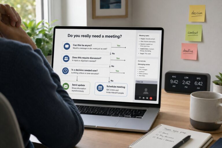 Do You Really Need a Meeting? A Remote Team Decision Checklist