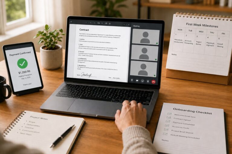 How to Hire Freelancers Remotely: Contracts, Payments, and Onboarding