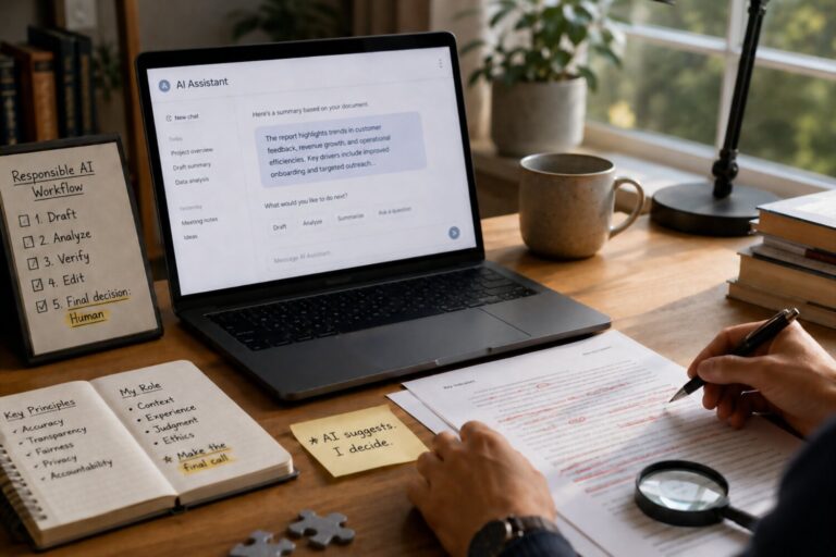 How to Use AI at Work Without Replacing Yourself