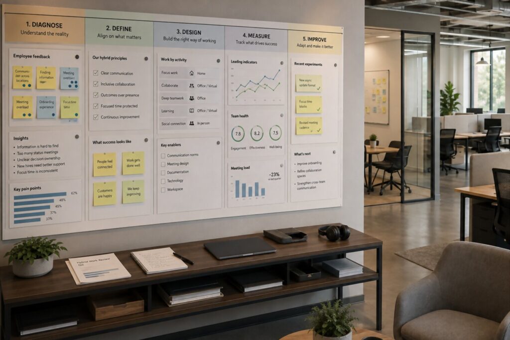 A practical framework for making hybrid work successful