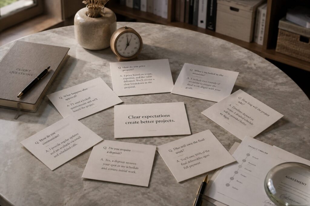 Freelance proposal template frequently asked questions