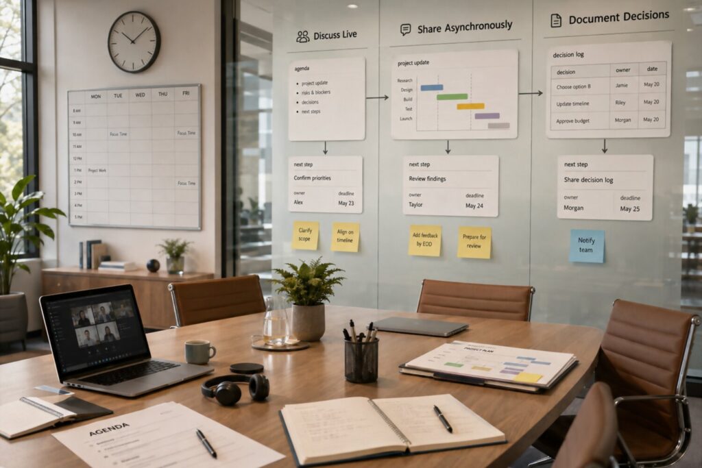 How to fix communication meetings and collaboration