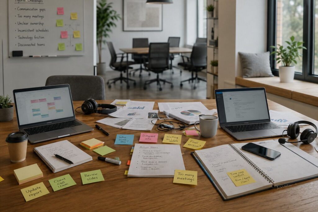 The most common hybrid work problems